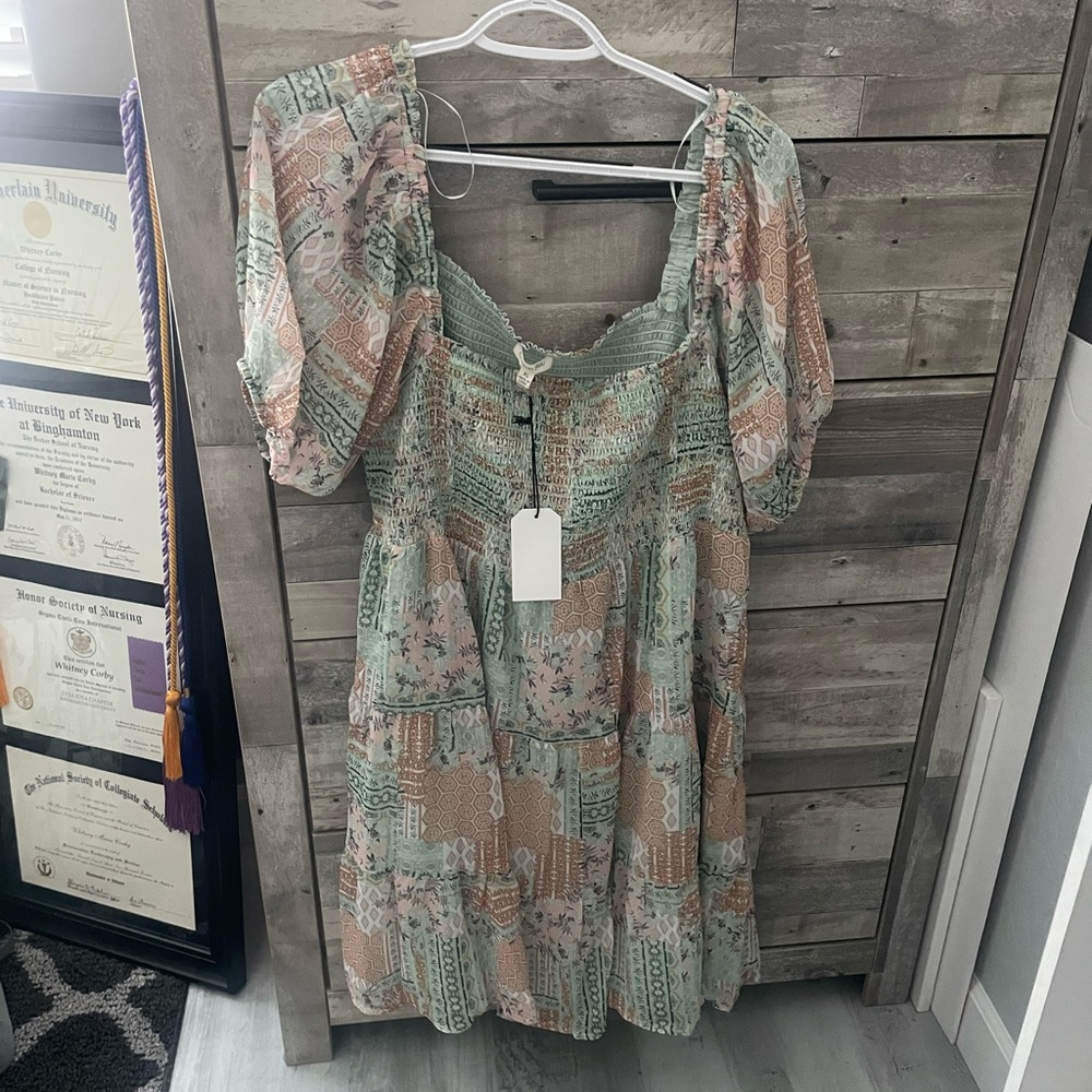 NWT Cotton Bleu Dress